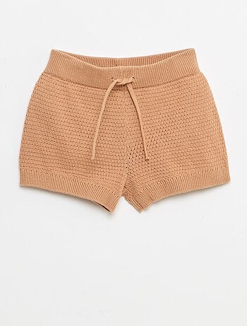 Ensemble 2 pièces en tricot - T-shirt polo + short