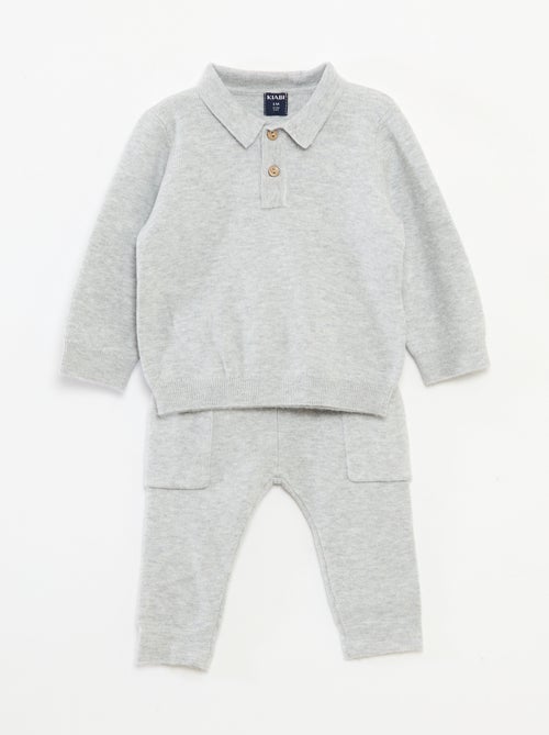 Ensemble 2 pièces en tricot - Kiabi