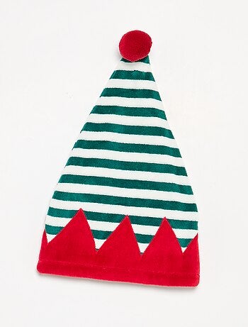 Ensemble 2 pièces 'Noël' en velours - pyjama dors bien + bonnet