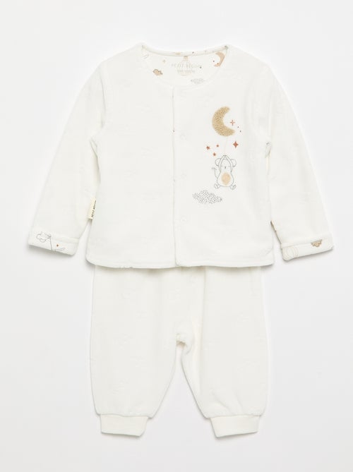 Ensemble +2 pièces 'Petit Béguin' - cardigan + pantalon - Kiabi Ensemble +2 pièces 'Petit Béguin' - cardigan + pantalon - Kiabi