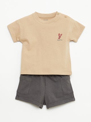 Ensemble 2 pièces short + T-shirt