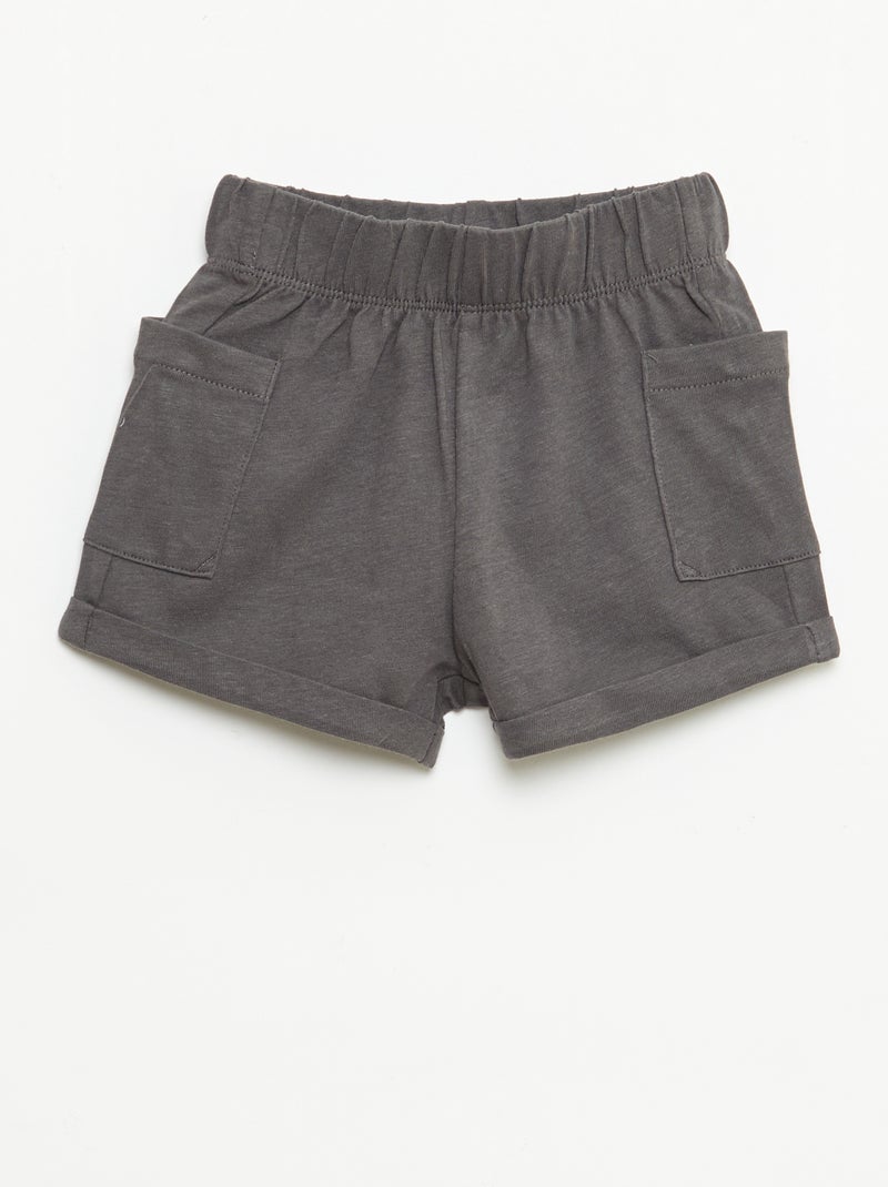 Ensemble 2 pièces short + T-shirt Kaki - Kiabi