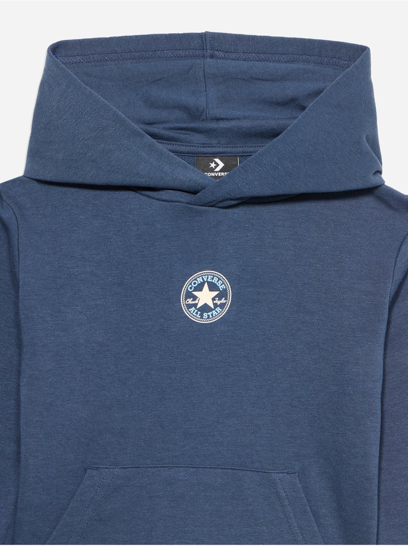 Ensemble  2 pièces sweat à capuche et bas - converse Bleu marine - Kiabi
