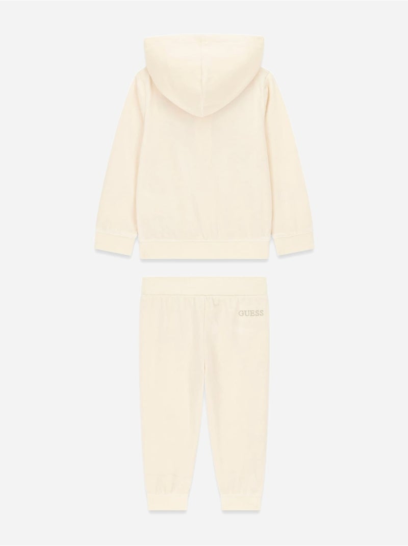 Ensemble 2 pièces sweat à capuche et bas - guess kids Beige - Kiabi