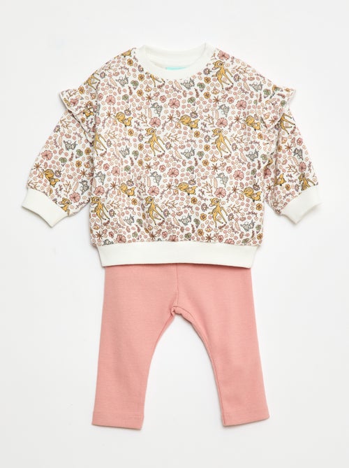 Ensemble 2 pièces sweat + legging 'Disney' - Kiabi