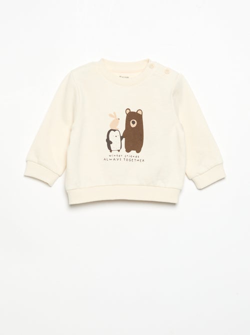 Ensemble 2 pièces sweat + pantalon - Kiabi Ensemble 2 pièces sweat + pantalon - Kiabi