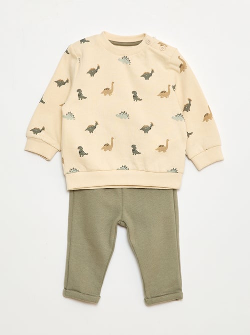 Ensemble 2 pièces sweat + pantalon - Kiabi