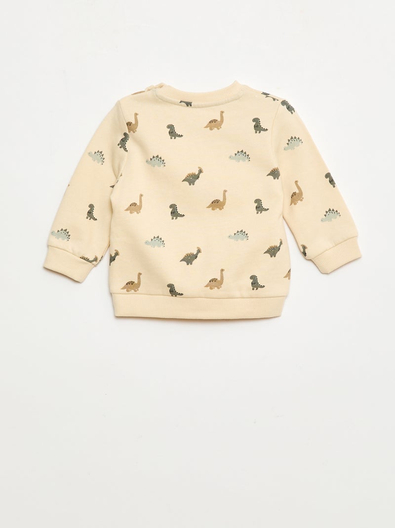 Ensemble 2 pièces sweat + pantalon Blanc - Kiabi