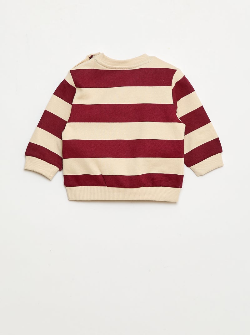 Ensemble 2 pièces sweat + pantalon Rouge - Kiabi
