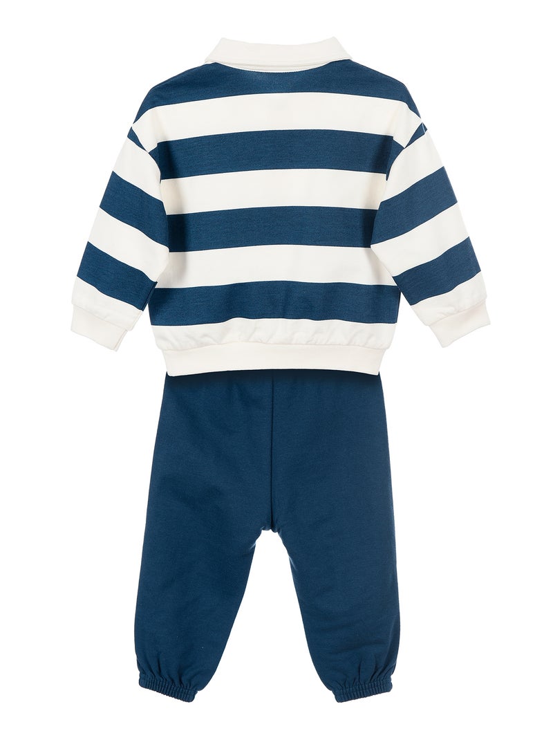 Ensemble 2 pièces sweat polo + pantalon de jogging 'Pat Patrouille' Bleu - Kiabi