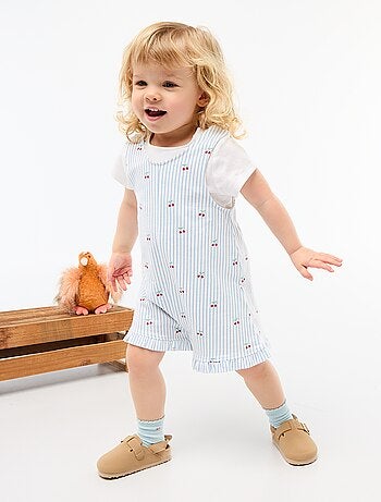 Ensemble 2 pièces T-shirt + combishort