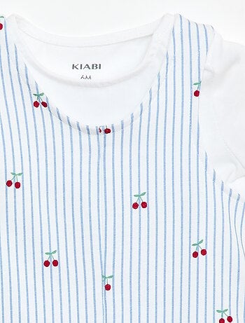 Ensemble 2 pièces T-shirt + combishort