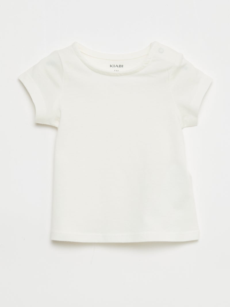 Ensemble 2 pièces T-shirt + combishort Rose - Kiabi