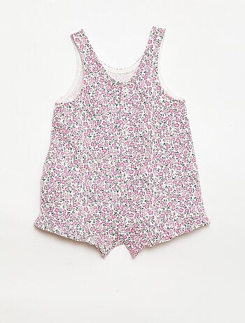 Ensemble 2 pièces T-shirt + combishort