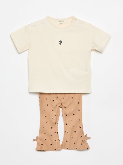 Ensemble 2 pièces T-shirt + legging - Kiabi