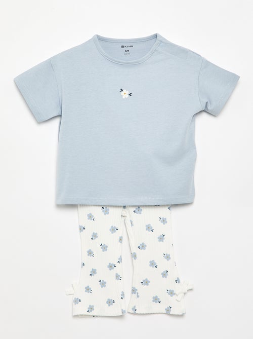 Ensemble 2 pièces T-shirt + legging - Kiabi