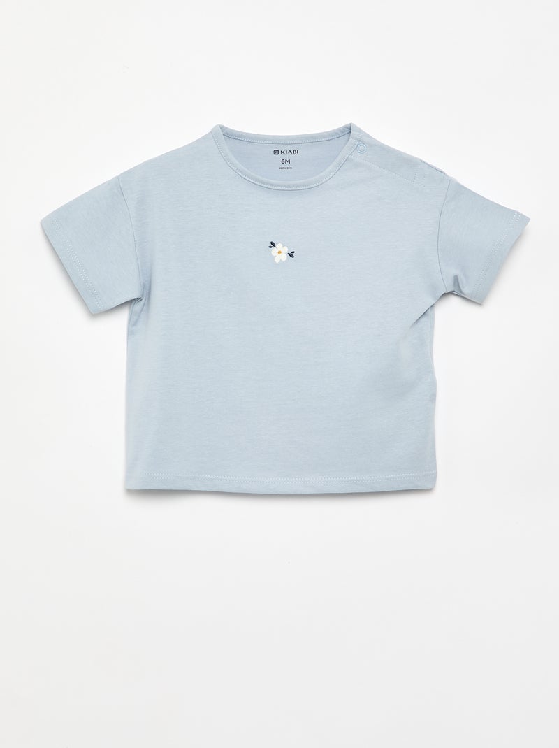 Ensemble 2 pièces T-shirt + legging Bleu - Kiabi