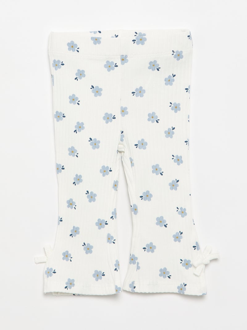 Ensemble 2 pièces T-shirt + legging Bleu - Kiabi