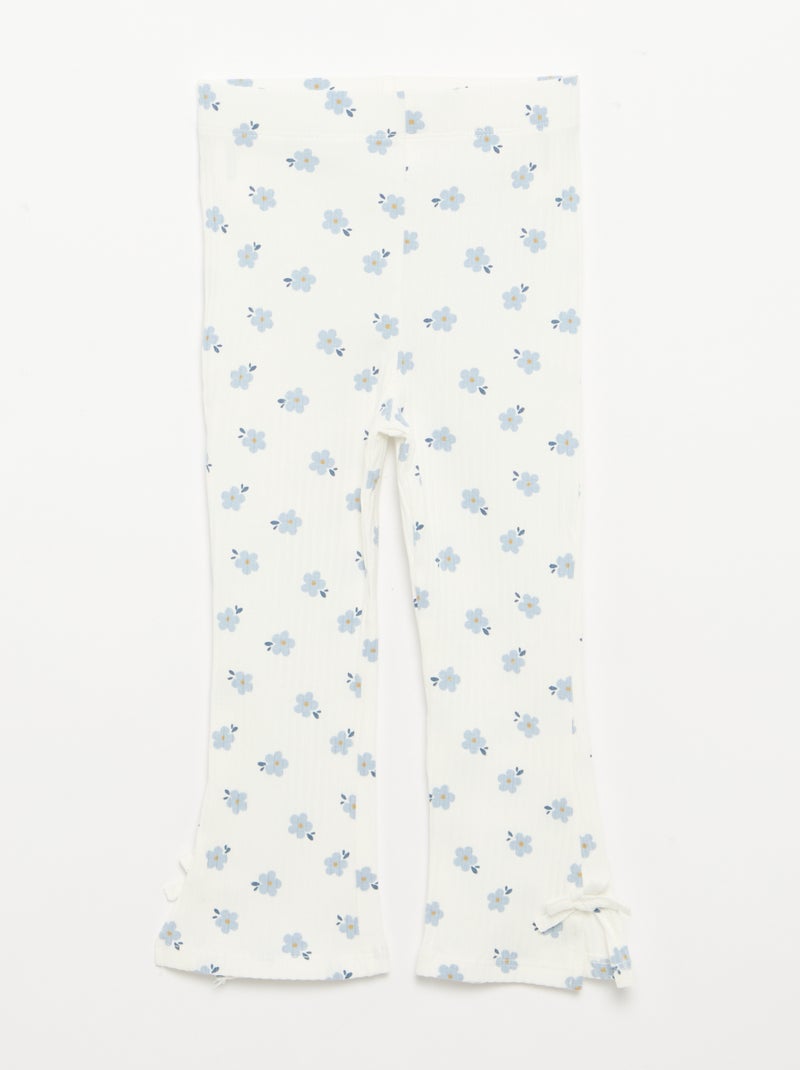 Ensemble 2 pièces T-shirt + legging Bleu - Kiabi