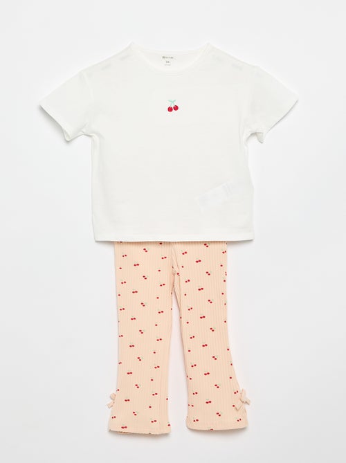 Ensemble 2 pièces T-shirt + legging - Kiabi
