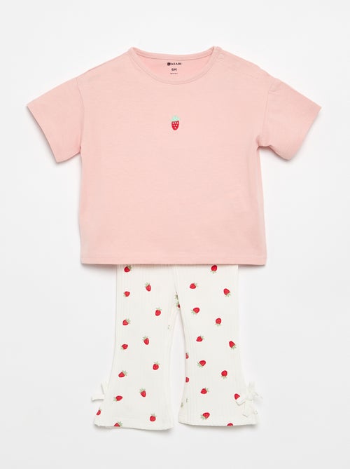 Ensemble 2 pièces T-shirt + legging - Kiabi