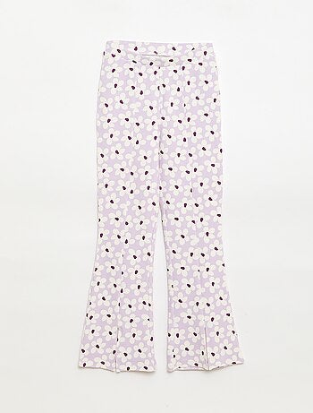 Ensemble 2 pièces T-shirt + pantalon forme flare