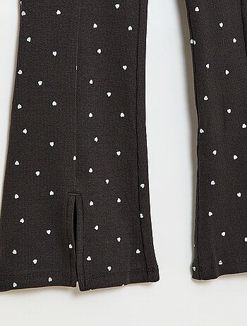 Ensemble 2 pièces T-shirt + pantalon forme flare