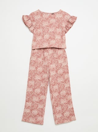 Ensemble 2 pièces T-shirt + pantalon