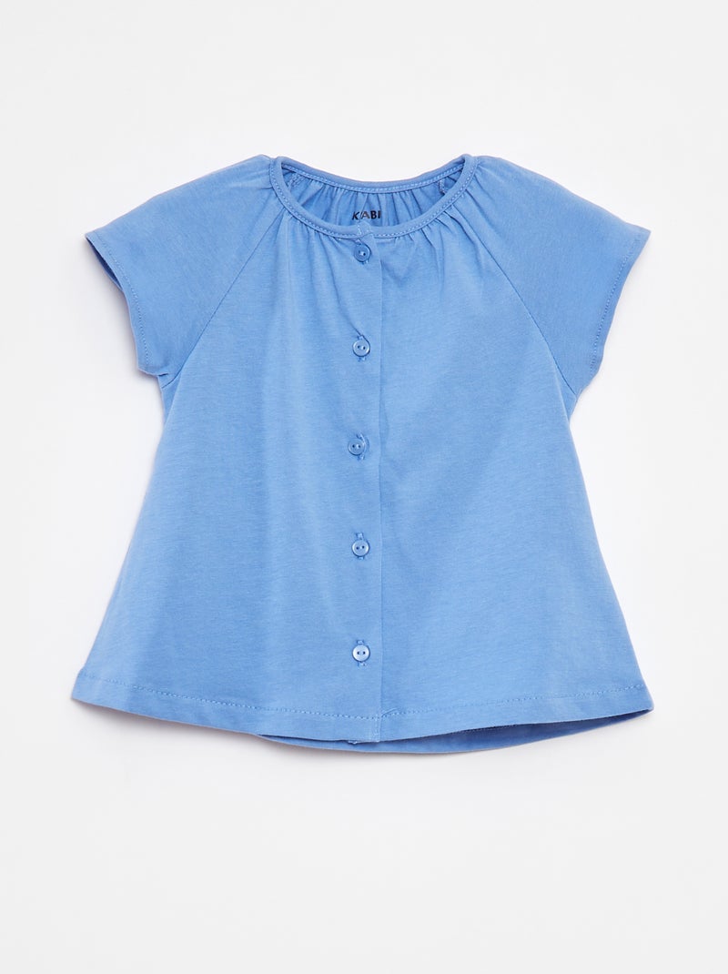 Ensemble 2 pièces tee-shirt + legging imprimé Bleu - Kiabi