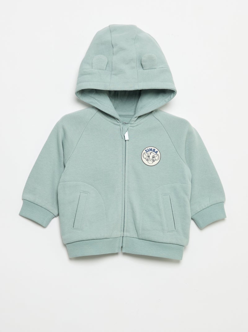 Ensemble 3 pièces 'Disney' -  Sweat + pantalon + T-shirt manches longues Vert - Kiabi