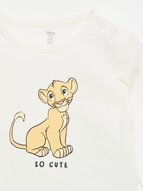 Ensemble 3 pièces 'Disney' -  Sweat + pantalon + T-shirt manches longues - Kiabi