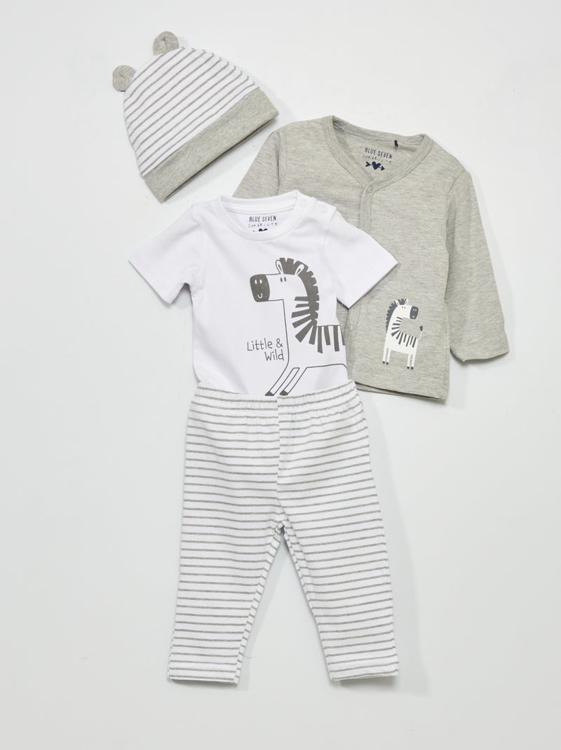 Ensemble 3 Pièces Body Legging Bonnet 'Disney' - Marron - 15.00