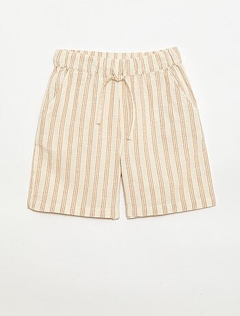 Ensemble à rayures chemise + short