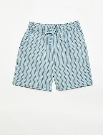 Ensemble à rayures chemise + short