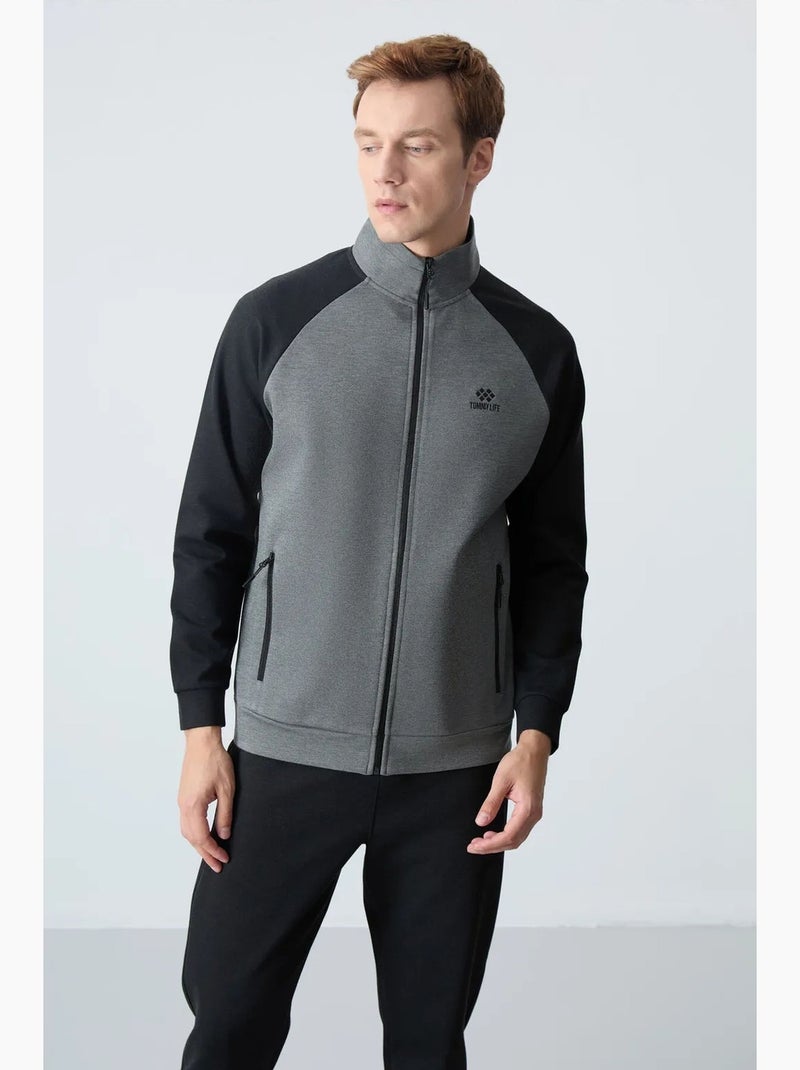 Ensemble active homme à blocs de couleur tommy Gris moyen - Kiabi