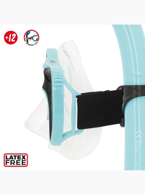 Ensemble aqua sport masque en cristal avec tube en silicone +12 ans - Kiabi