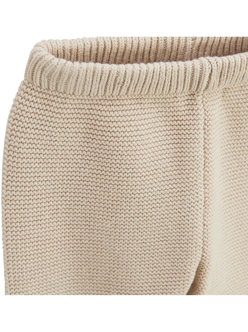 Ensemble b?b? gilet et pantalon en tricot Mini R?ve Beige - Kiabi