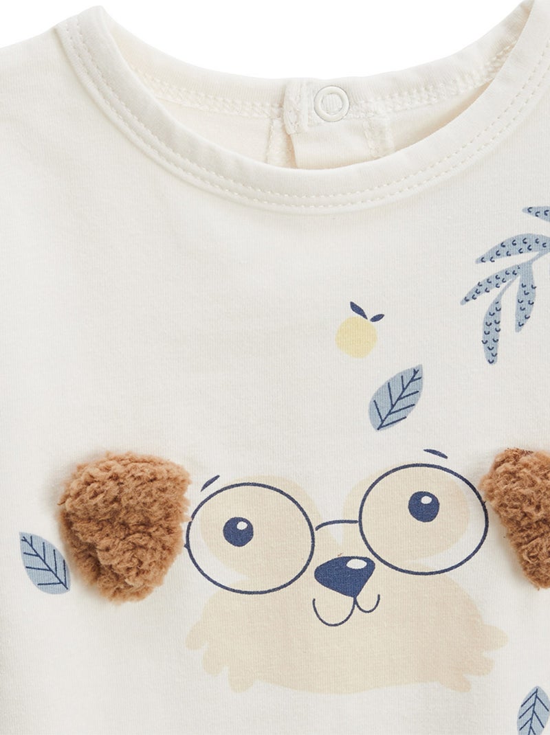 Ensemble b?b? t-shirt et short Zeste d'amour Bleu - Kiabi