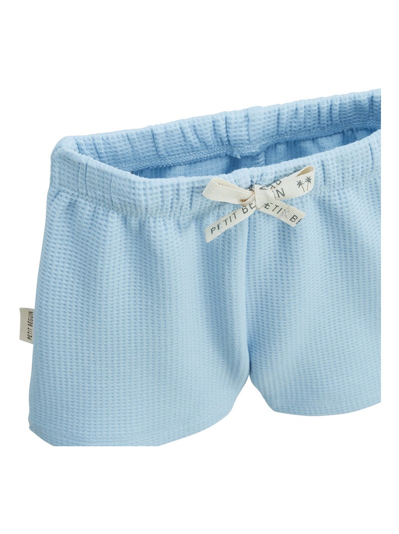 Ensemble b?b? t-shirt et short Zeste d'amour Bleu - Kiabi
