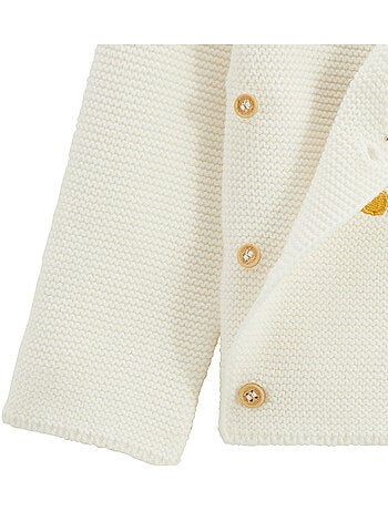 Ensemble bébé gilet et pantalon avec pieds en tricot mini rêve