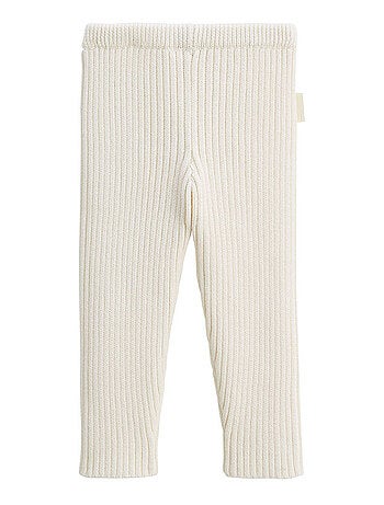 Ensemble bébé pull et legging en tricot swan
