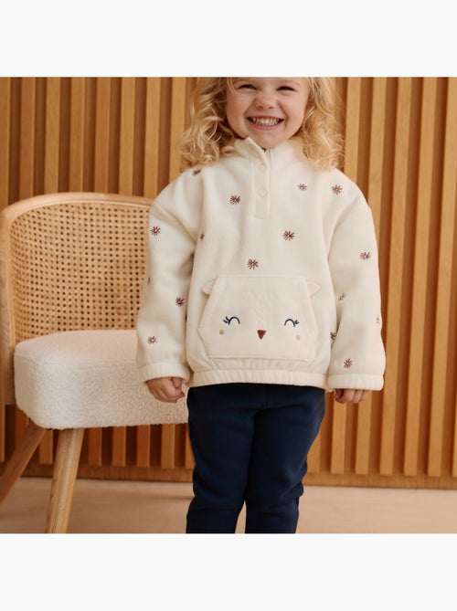 Ensemble bébé sweat en polaire et legging ultra chaud ollie - Kiabi