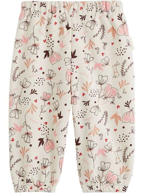 Ensemble bébé sweat et pantalon en molleton aimée - Kiabi