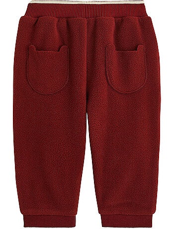 Ensemble bébé sweat et pantalon en polaire pistache
