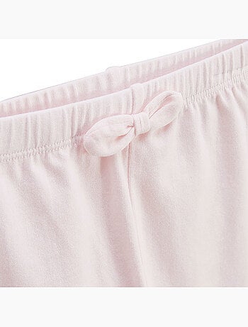 Ensemble bébé t-shirt en pointelle et legging badian