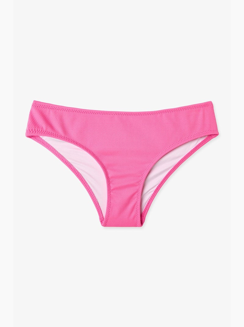 Ensemble bikini daisy à dos nu pour fille penti Rose fluo/Solinotes - Kiabi