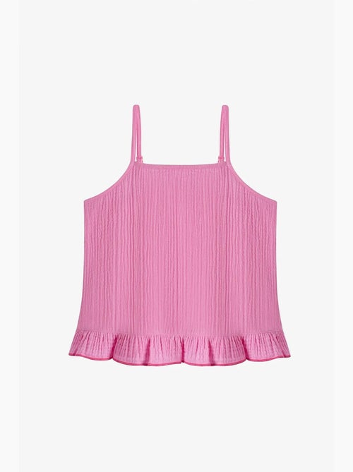 Ensemble bikini pinky à volants penti - Kiabi