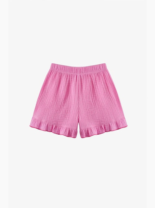 Ensemble bikini pinky à volants penti - Kiabi