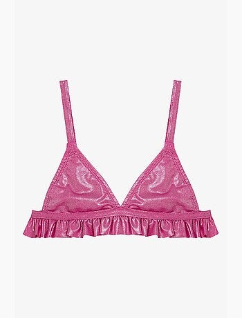 Ensemble bikini triangle brillant fille penti