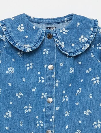 Ensemble blouse en jean + legging - 2 pièces